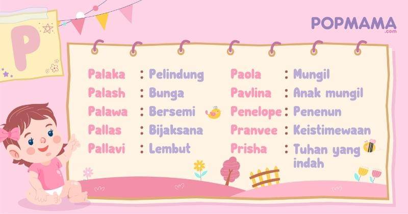 Nama bayi perempuan modern - Popmama.com/Aristika Medinasari